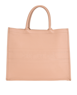 Book Tote, Leather, Nude, 50MA0159, 2*